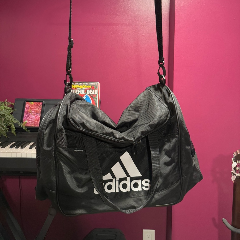 Adidas cross body travel/sports duffle bag.